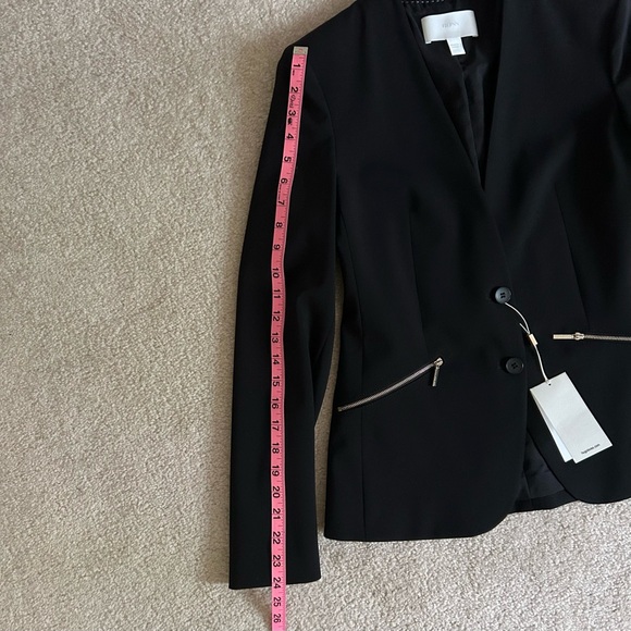 CHIC NWT $495 HUGO BOSS BLACK JOLENA WOOL BLEND BLAZER - SIZE 4 - Picture 6 of 11